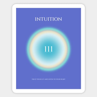 Angel Numbers Intuition 111 Magnet